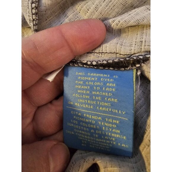 Bermuda Bay Fishing Theme Men's Shirt GRAY Size L 100% Silk - Picture 6 of 12